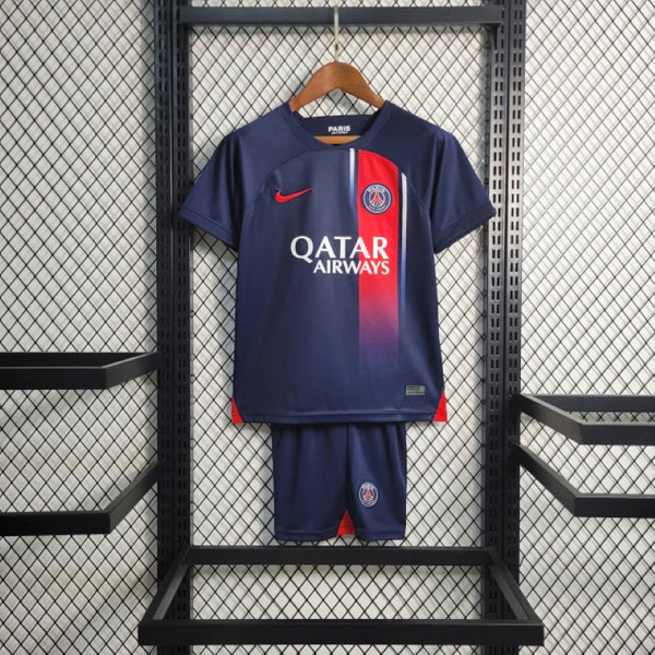 Kit Infantil Paris Saint-Germain Casa - 23/24 Torcedor